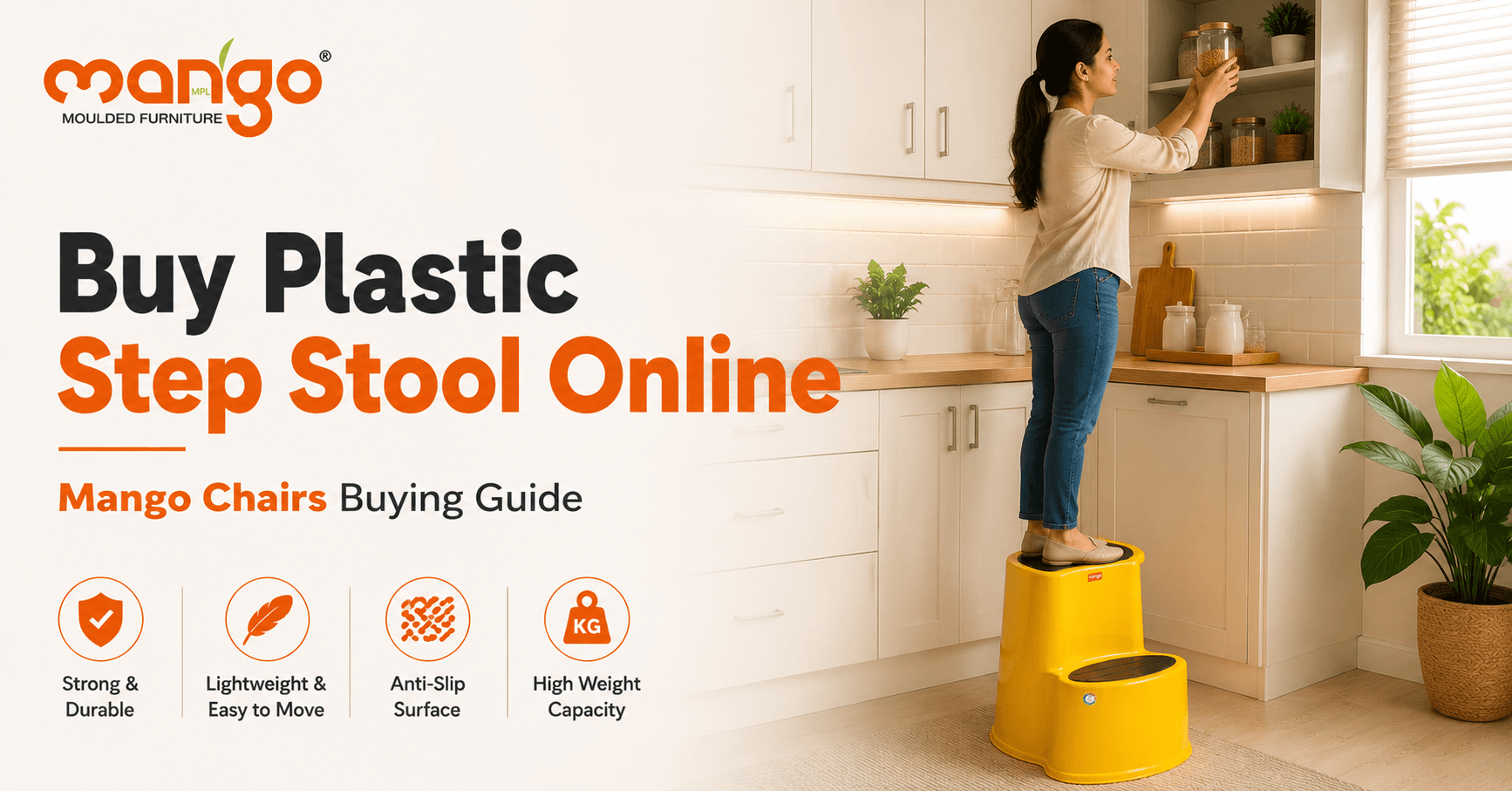 Buy Plastic Step Stool Online: Mango Chairs Buying Guide