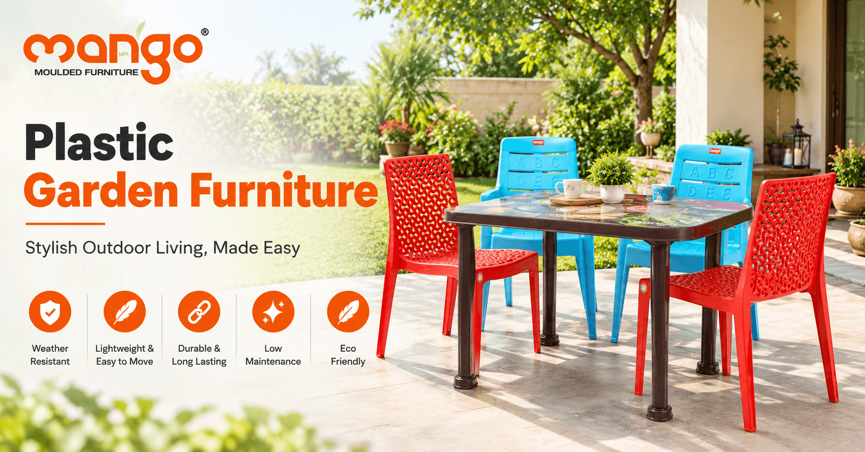 Why Choose Mango Chairs for Plastic Garden Furniture?