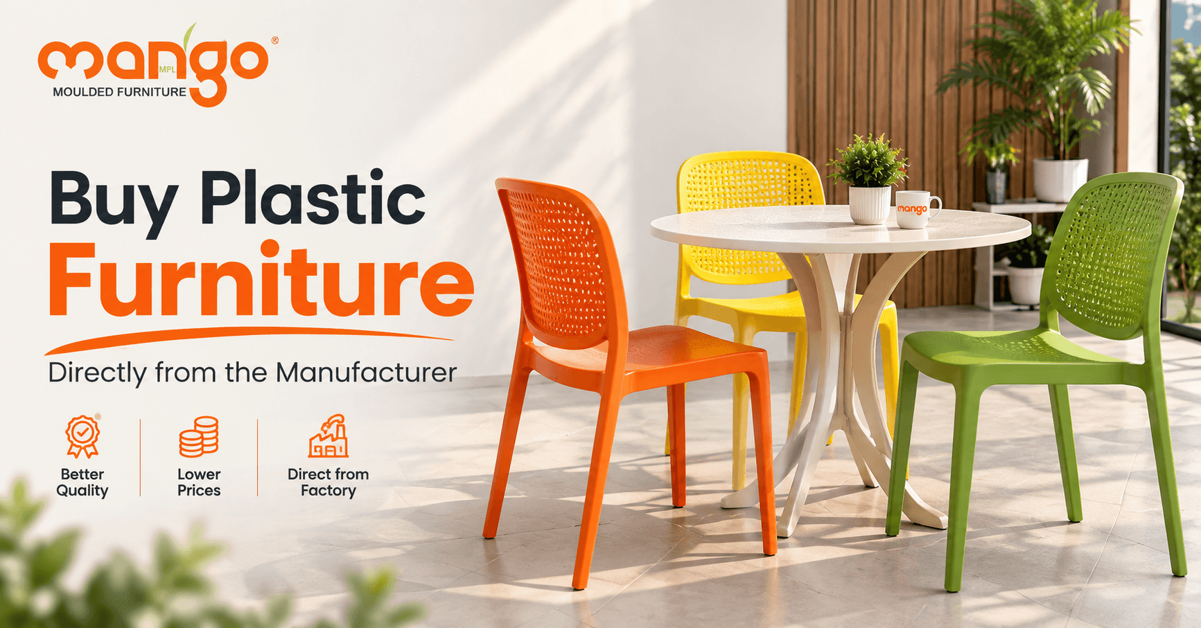 Why Buy Plastic Furniture Directly from the Manufacturer?