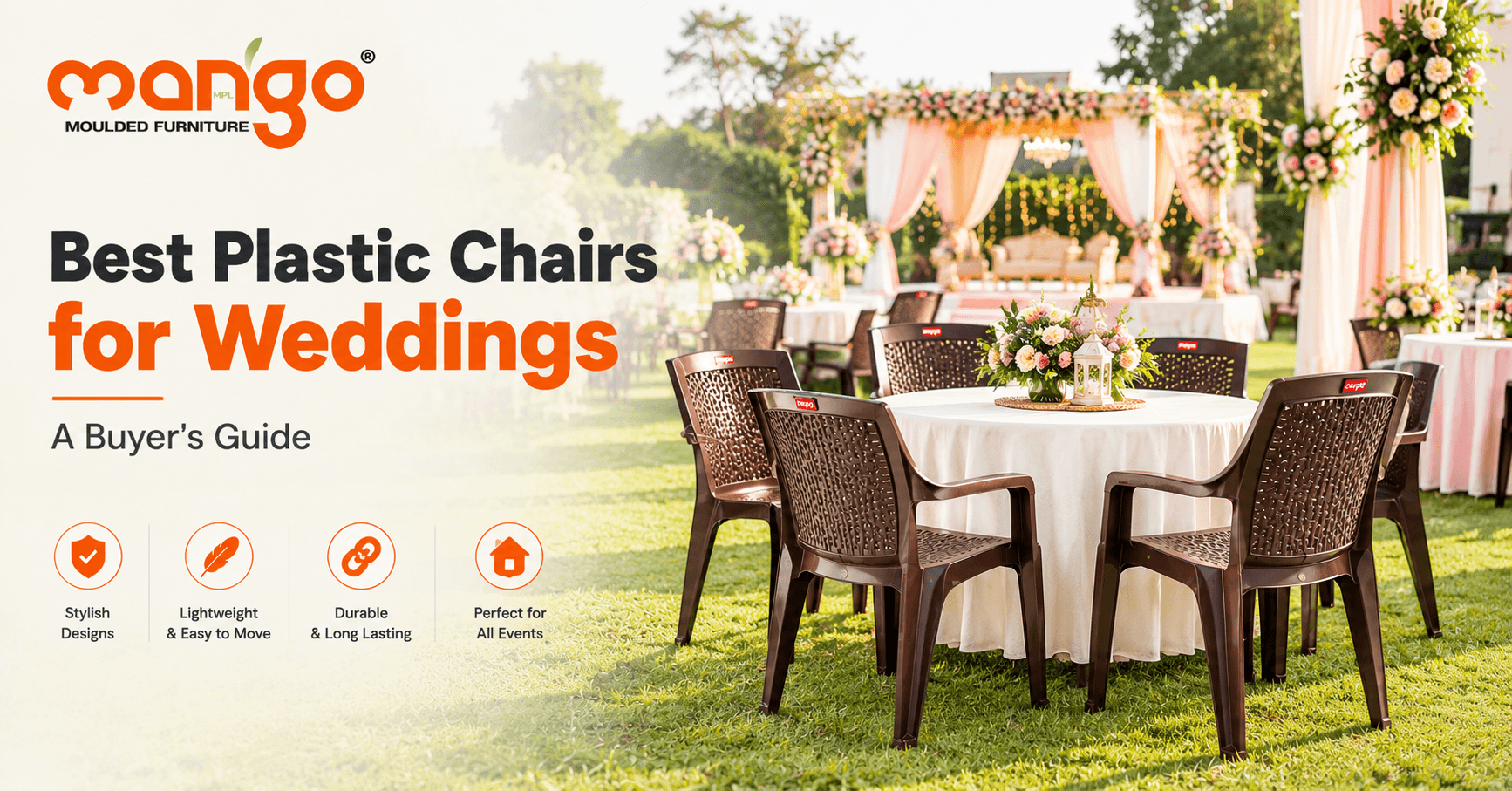 Best Plastic Chairs for Weddings and Events in India: A Complete Buyer's Guide